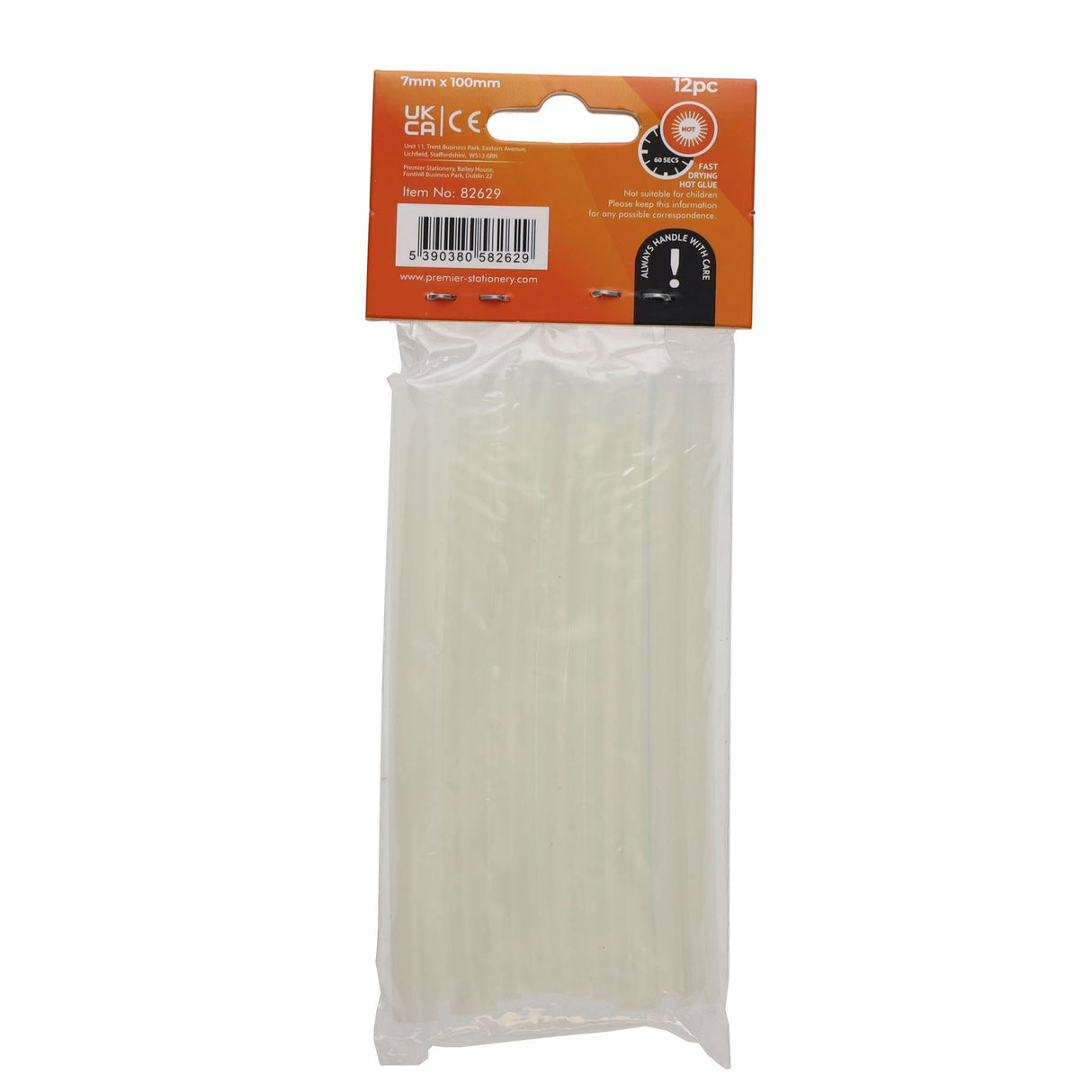 Icon Craft - Glue Gun Refills - 7mm x 100mm - Pack of 12 by Icon Craft on Schoolbooks.ie