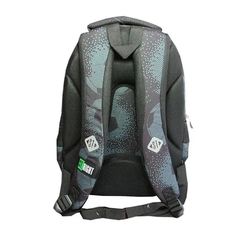 St.Right - Football - 4 Compartment Backpack - BP7 by St.Right on Schoolbooks.ie
