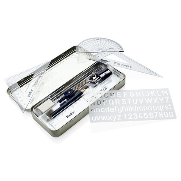 Helix - Oxford Maths / Geometry Set - 9 Piece by Helix on Schoolbooks.ie