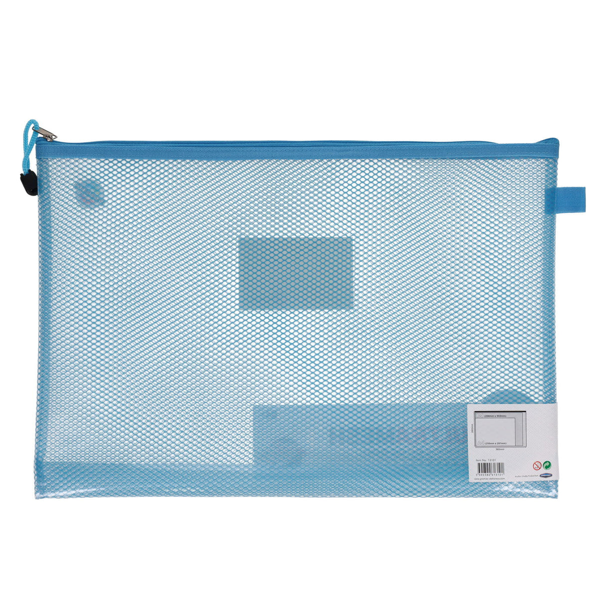 Premto - B4+ Ultramesh Expanding Wallet - Printer Blue by Premto on Schoolbooks.ie