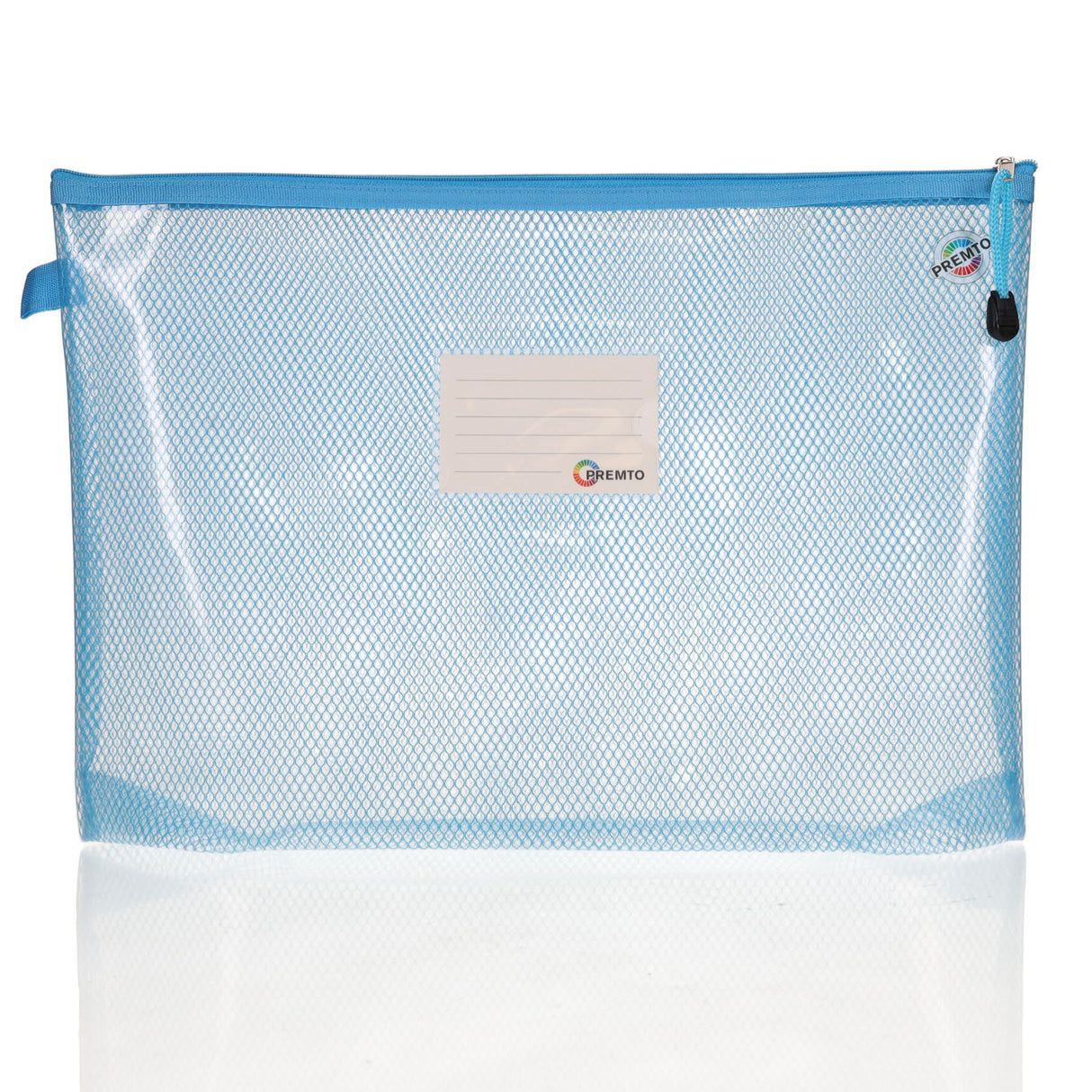 Premto - B4+ Ultramesh Expanding Wallet - Printer Blue by Premto on Schoolbooks.ie