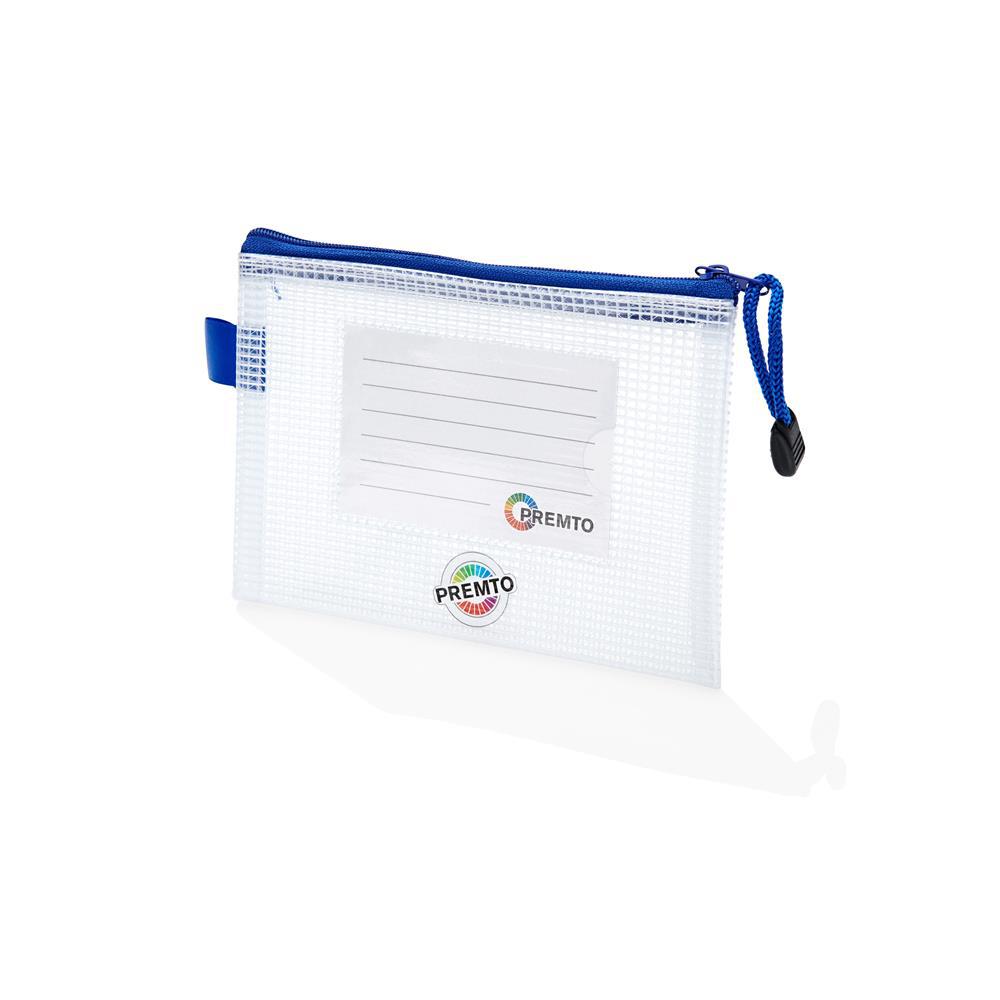 Premto - A6 Extra Durable Expanding Mesh Wallet - Clear Pearl by Premto on Schoolbooks.ie
