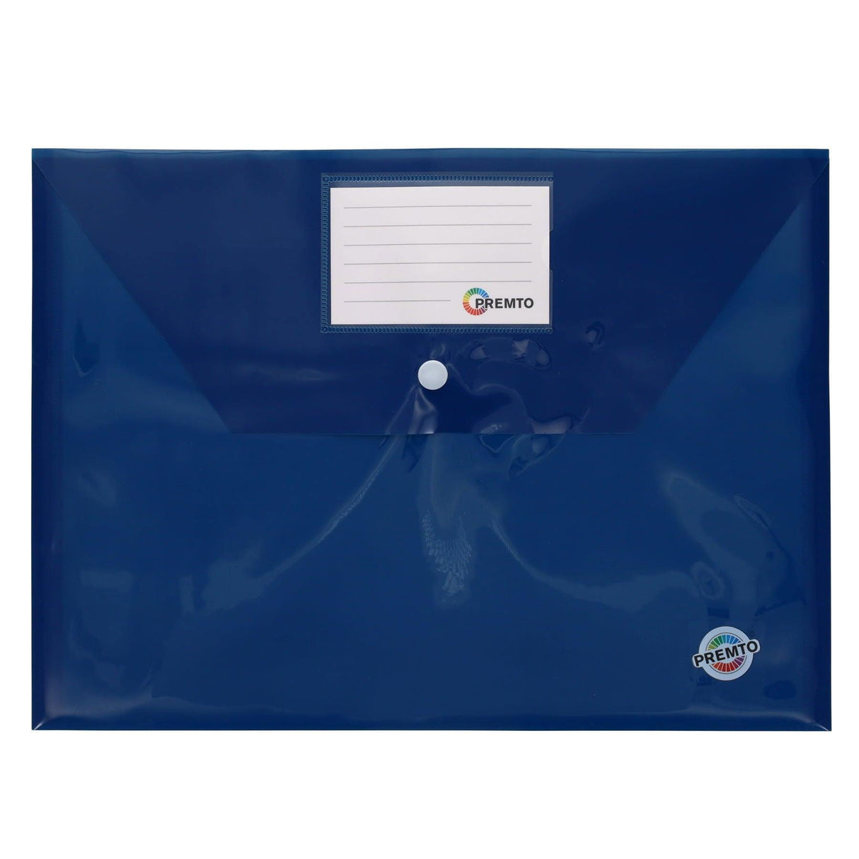 Premto - Button Document Wallets - A4 - Pack of 5 by Premto on Schoolbooks.ie
