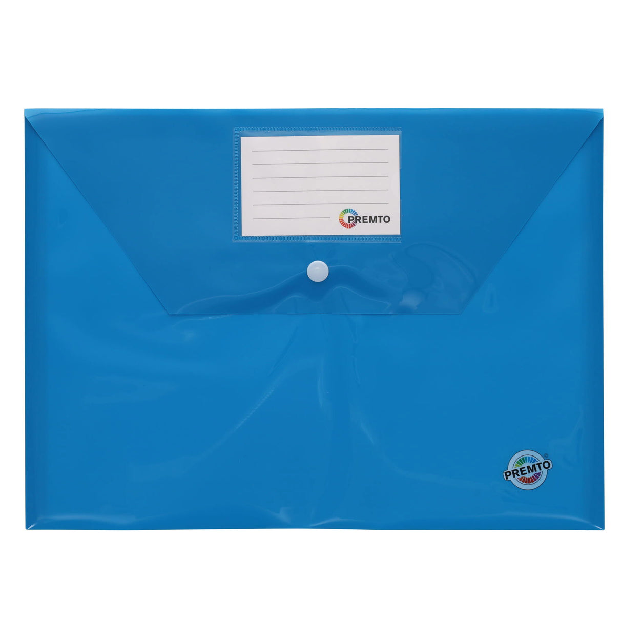 Premto - Button Document Wallets - A4 - Pack of 5 by Premto on Schoolbooks.ie