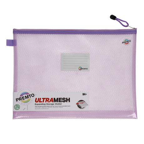 Premto - B4+ Ultramesh Expanding Wallet - Wild Orchid by Premto on Schoolbooks.ie