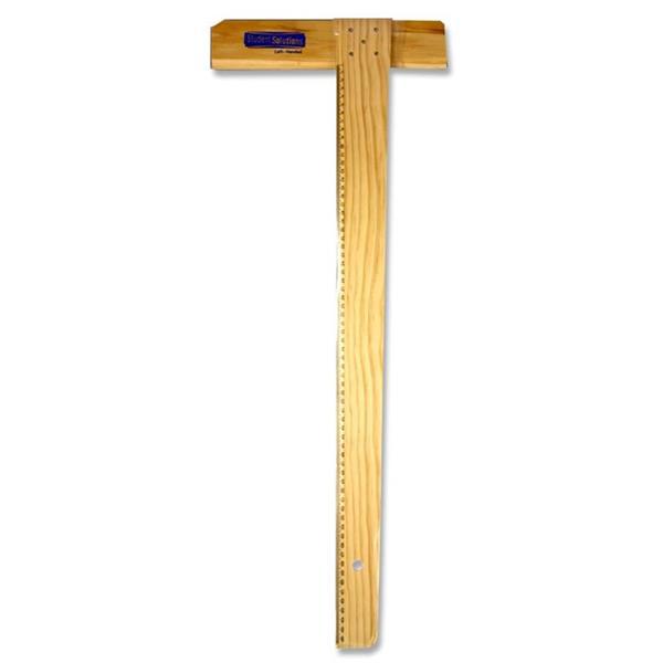 Student Solutions - Left Handed - A2 Wooden T-Square - Pack of 4 by Student Solutions on Schoolbooks.ie