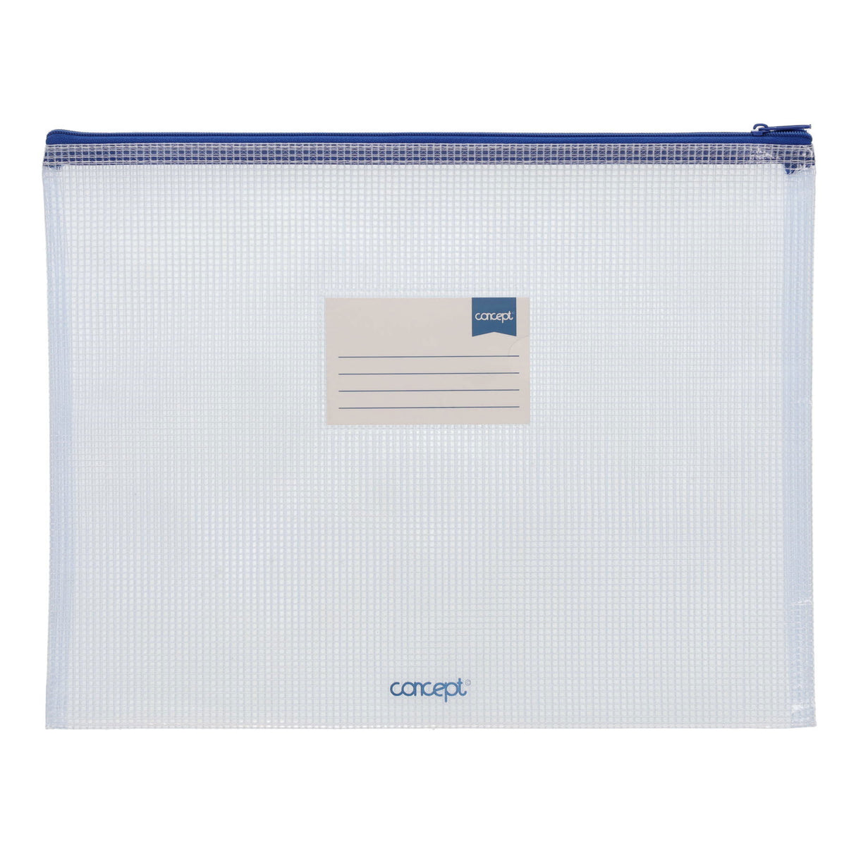 ■ Concept - Mesh Wallet - A4+ - Clear by Concept on Schoolbooks.ie
