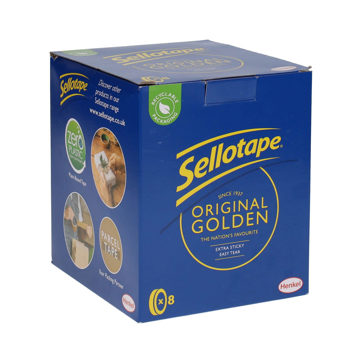 Sellotape - 18mm x 66m - Original Golden Tape by Sellotape on Schoolbooks.ie