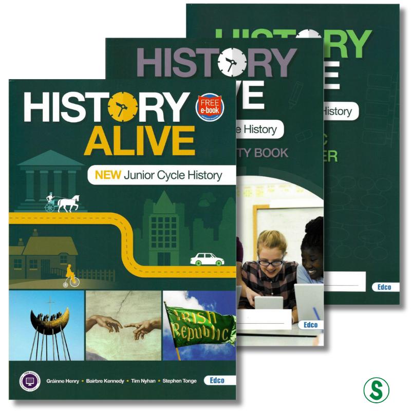 History Alive - Textbook, Student Activity Book & Graphic Organiser Book - Set by Edco on Schoolbooks.ie