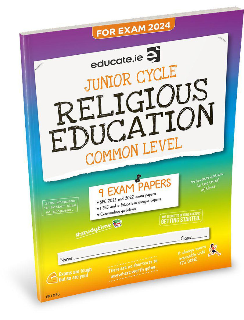 Educate.ie - Exam Papers - Junior Cycle - Religious Education - Common Level - Exam 2024 by Educate.ie on Schoolbooks.ie
