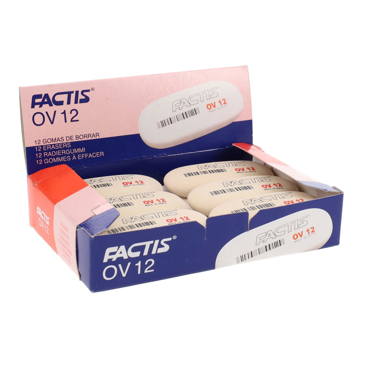 Factis - Soft White Eraser - OV 12 by Factis on Schoolbooks.ie