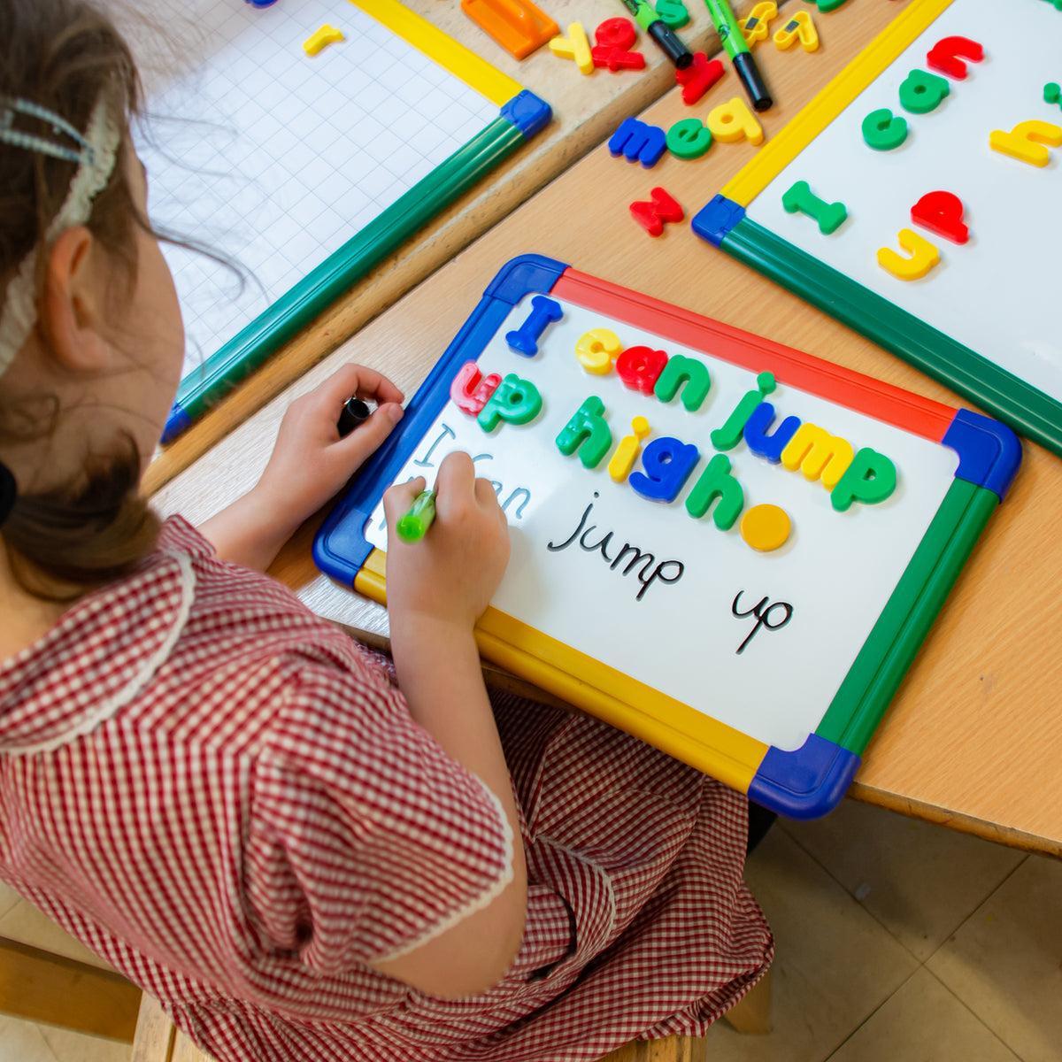 Show-me - Framed Magnetic Drywipe Boards - Gridded / Plain - A4 - Pack of 10 by Show-me on Schoolbooks.ie