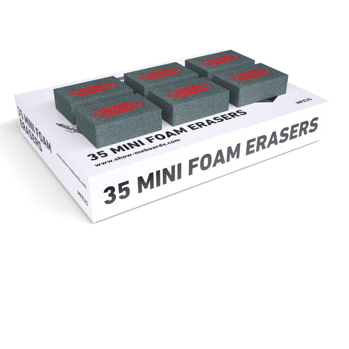 Show-me - Mini Foam Erasers - Pack of 35 by Show-me on Schoolbooks.ie