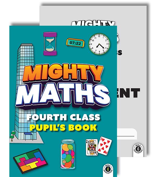 Mighty Maths - Pupil's Book & Assessment Book - Set - 4th Class by Gill Education on Schoolbooks.ie
