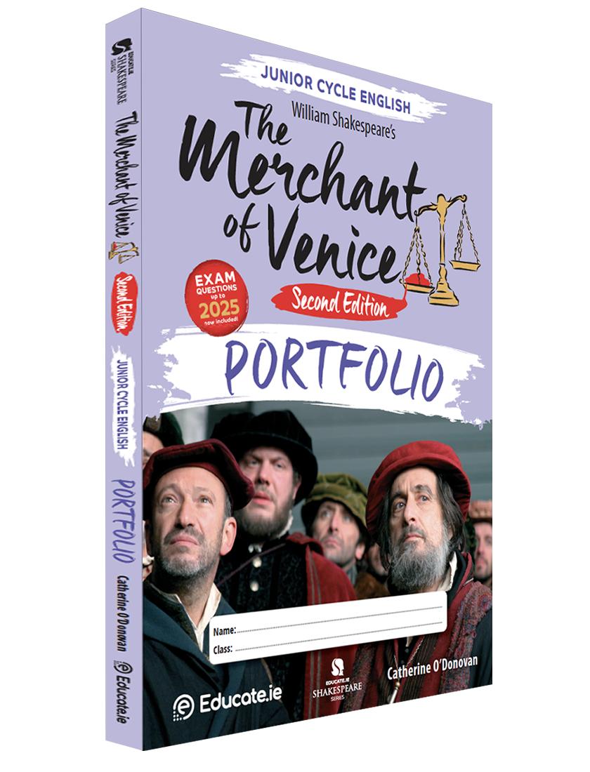 The Merchant of Venice - Portfolio Book Only - Updated 2nd Edition (2026) by Educate.ie on Schoolbooks.ie