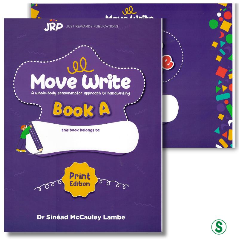 Move Write Handwriting - Book A - Set - Print by Just Rewards on Schoolbooks.ie