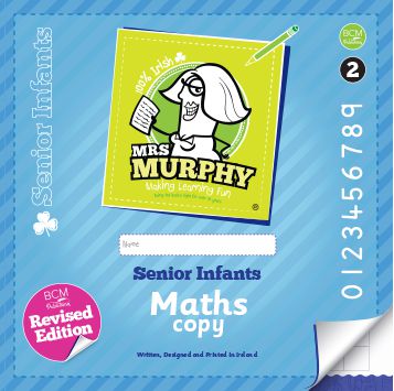 Mrs Murphy's Maths Copies - Pack of 2 - Senior Infants - 2nd / New Edition (2024) by Edco on Schoolbooks.ie
