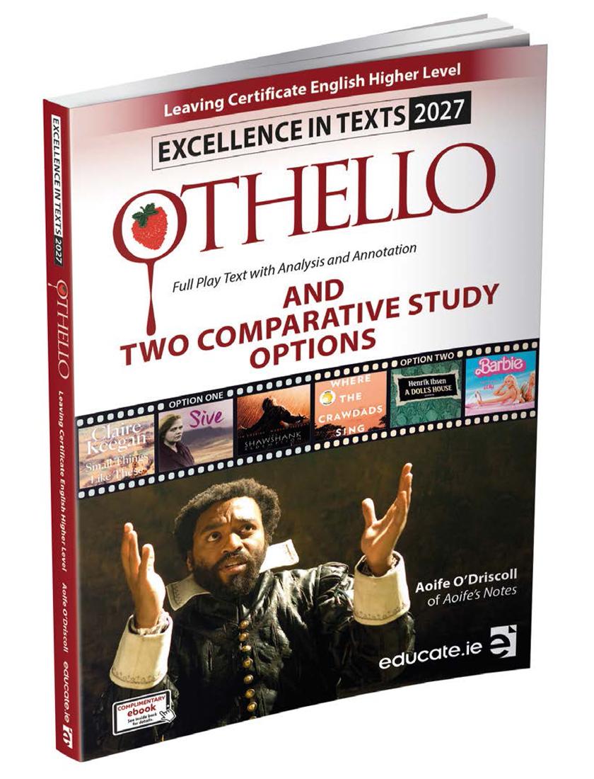■ Excellence in Texts - Higher Level - Othello 2027 (Aoife’s Notes) by Educate.ie on Schoolbooks.ie
