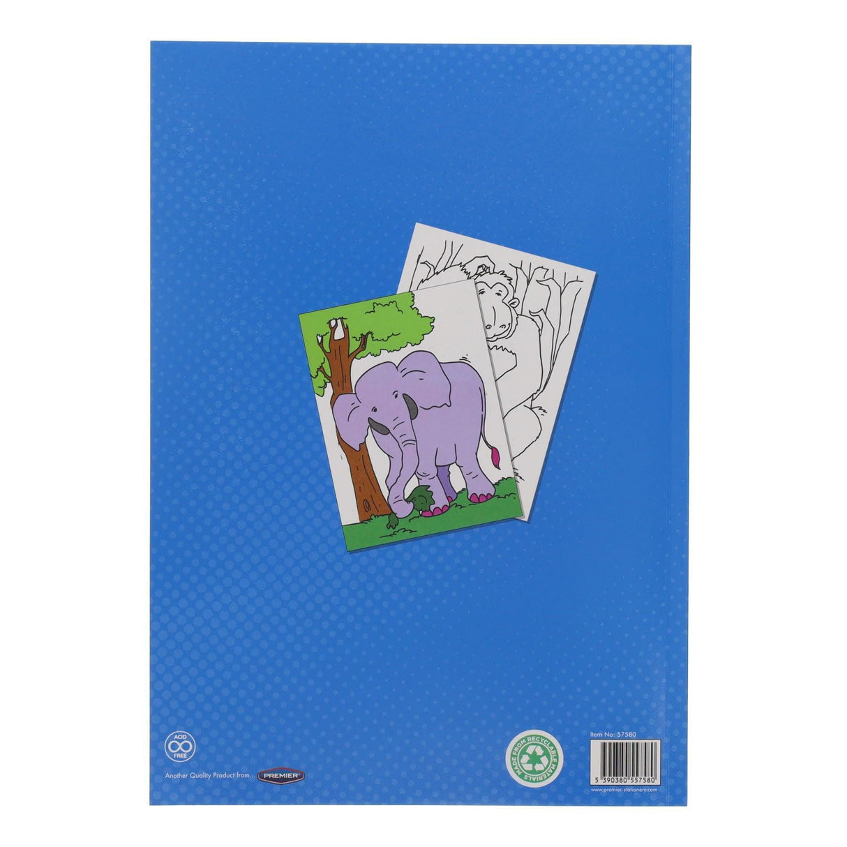 A4 48 Page Colour Fun Perforated Colouring Book - Animals by World of Colour on Schoolbooks.ie