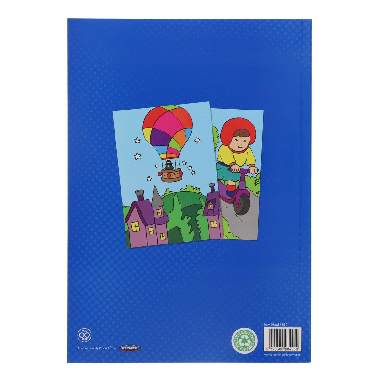 A4 96 Page Colour Fun Perforated Colouring Book A by World of Colour on Schoolbooks.ie