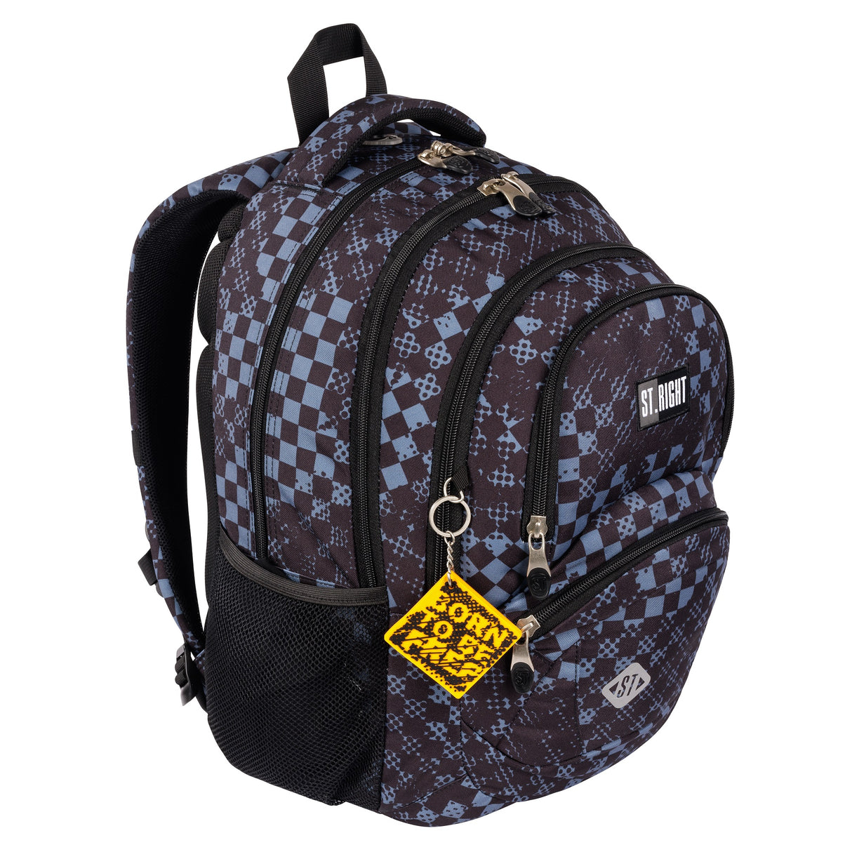 St.Right - Chessboard Crush - 4 Compartment Backpack - BP5 by St.Right on Schoolbooks.ie