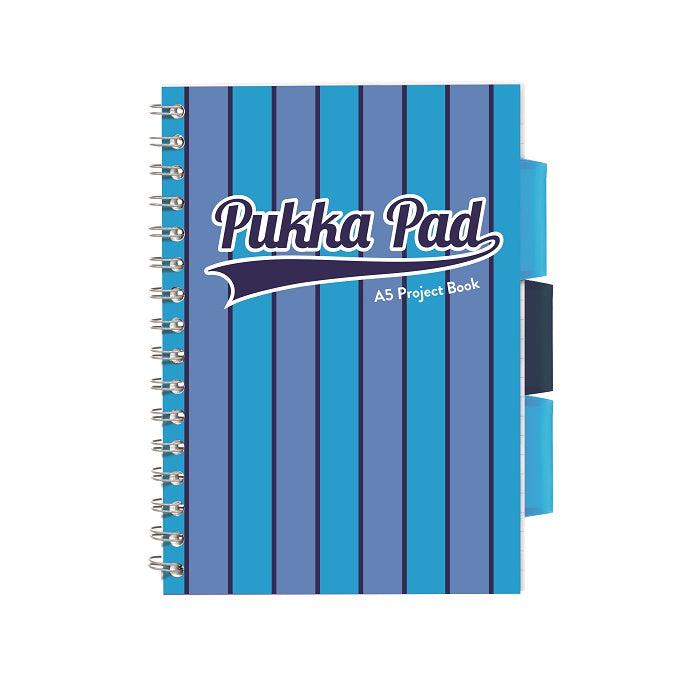 Pukka Pad - A5 Project Book - Vogue Blue - 200 Pages by Pukka Pad on Schoolbooks.ie