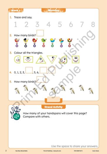 New Wave Mental Maths - Senior Infants - 2026 Edition by Prim-Ed Publishing on Schoolbooks.ie