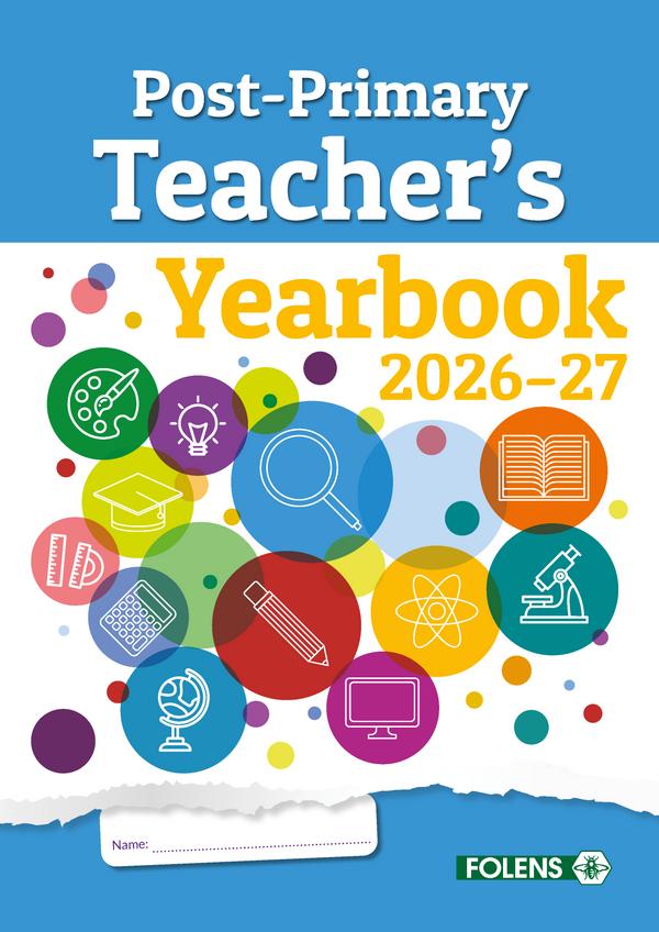 Post-Primary Teacher's Yearbook 2026-2027 by Folens on Schoolbooks.ie