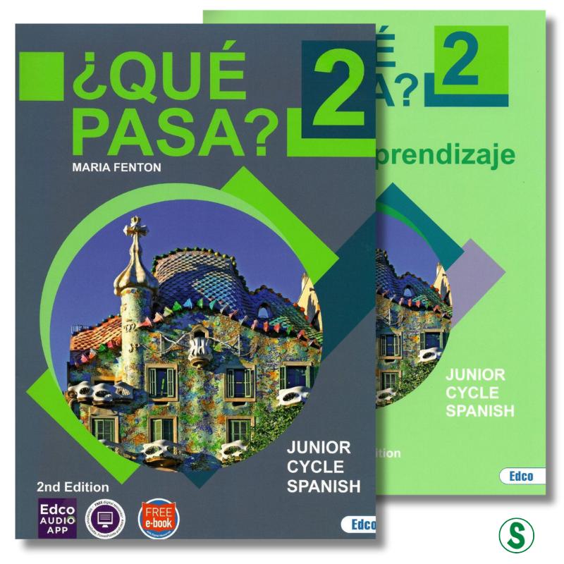¿Qué Pasa? 2 - Junior Cycle Spanish - 2nd / New Edition (2022) by Edco on Schoolbooks.ie