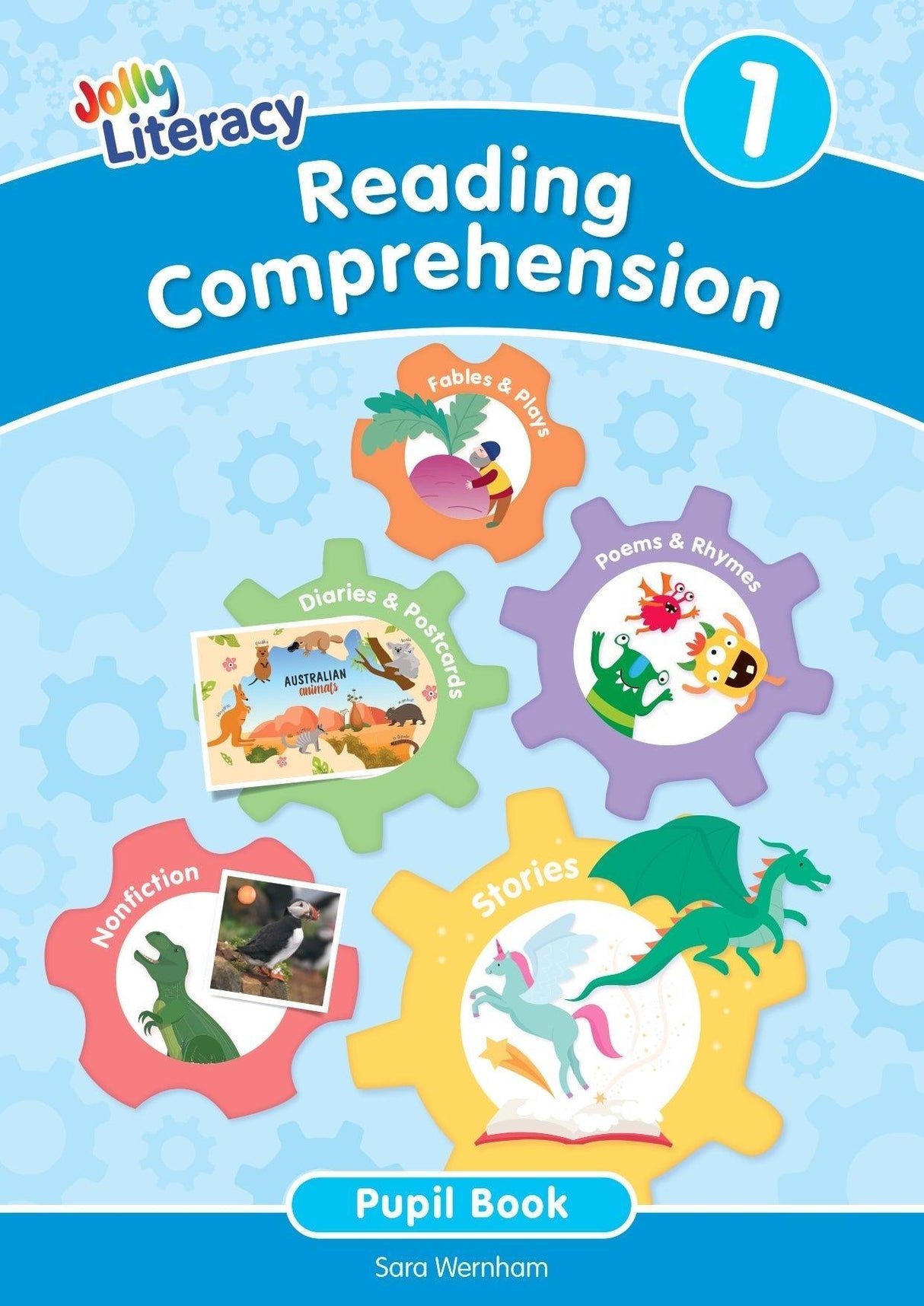 Jolly Literacy - Reading Comprehension - Pupil Book 1 - Precursive Letters by Jolly Learning Ltd on Schoolbooks.ie