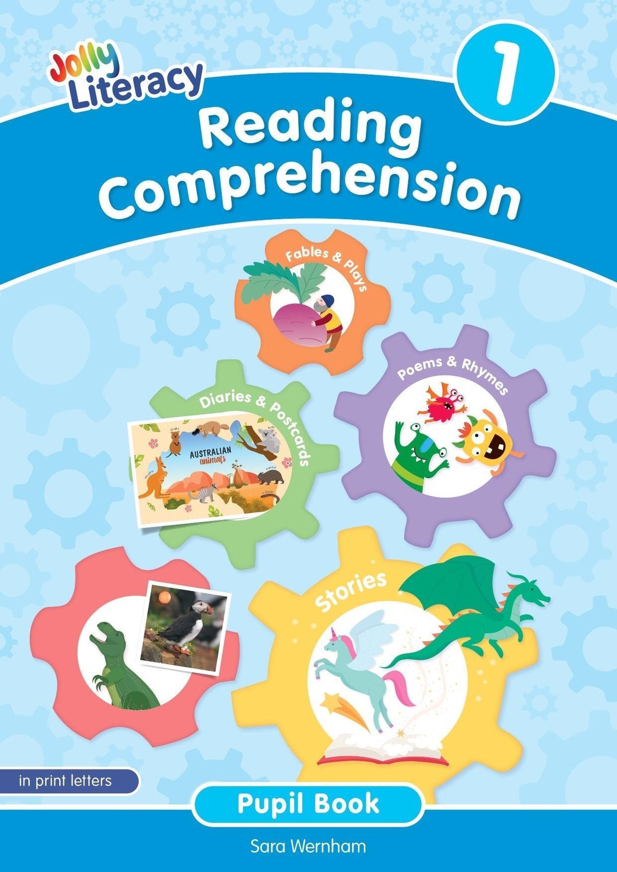 Jolly Literacy - Reading Comprehension - Pupil Book 1 - Print Letters by Jolly Learning Ltd on Schoolbooks.ie