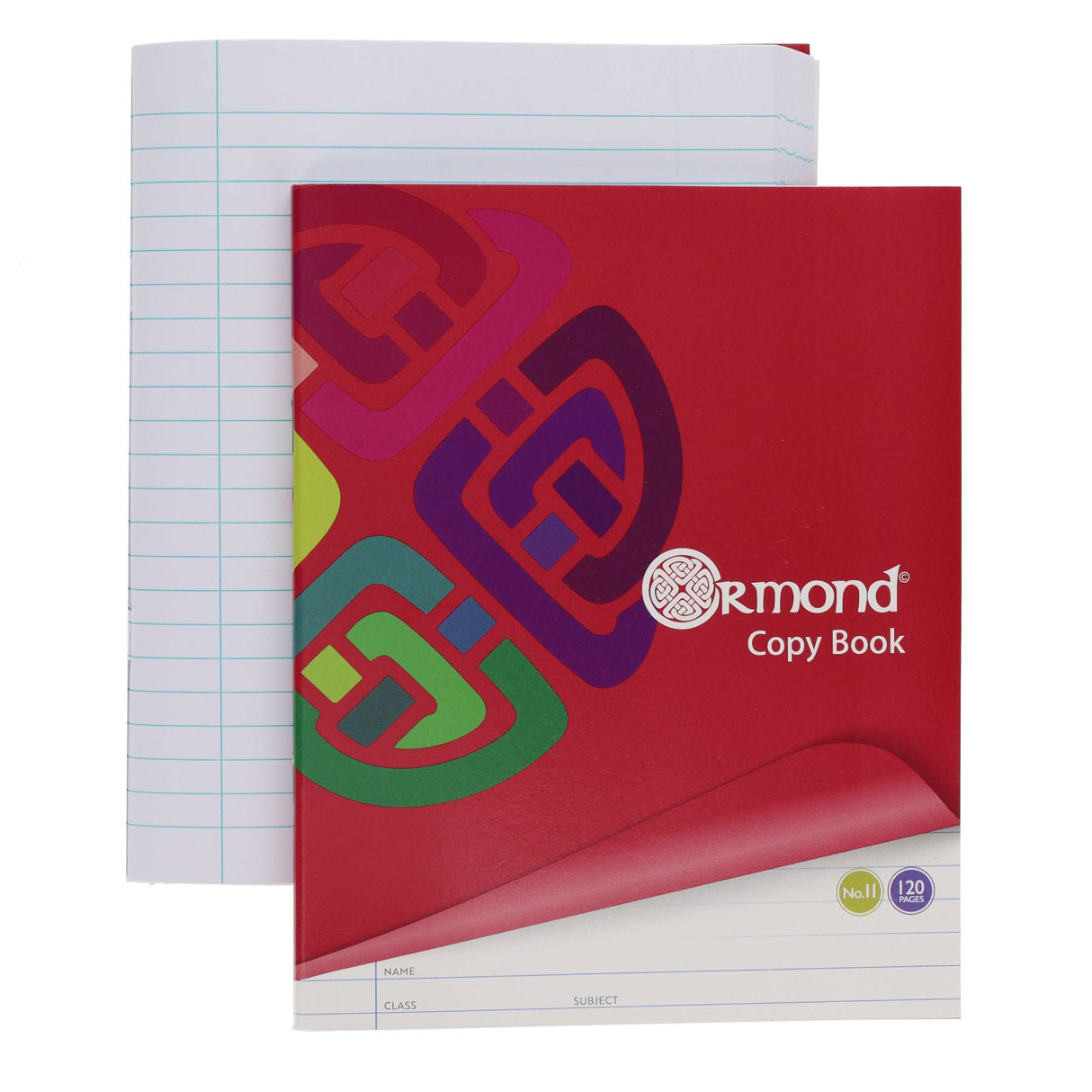 Ormond - Exercise Copy - No. 11 - 120 Page - Pack of 10 by Ormond on Schoolbooks.ie