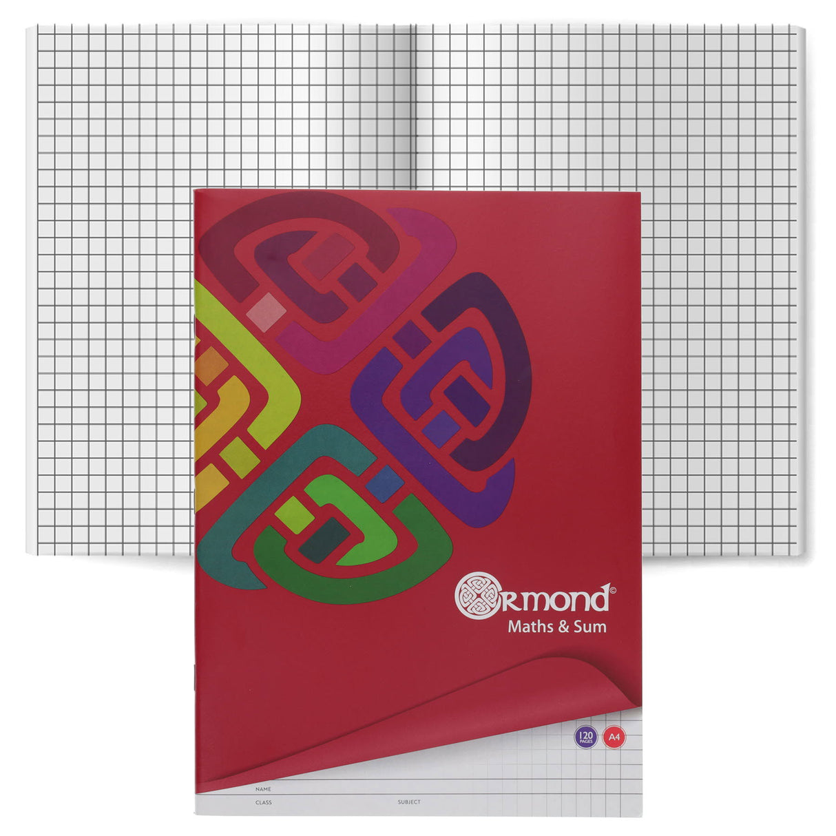 Ormond - Maths Copy Book - A4 - 120pg by Ormond on Schoolbooks.ie