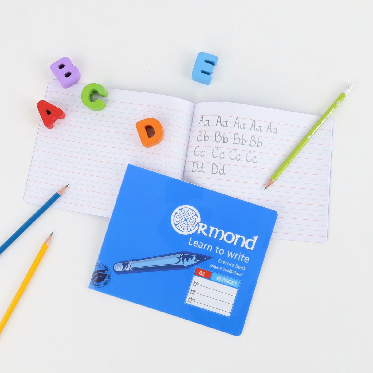 Ormond - Learn To Write Copy Book - B2 - Durable Cover - 40 Page by Ormond on Schoolbooks.ie