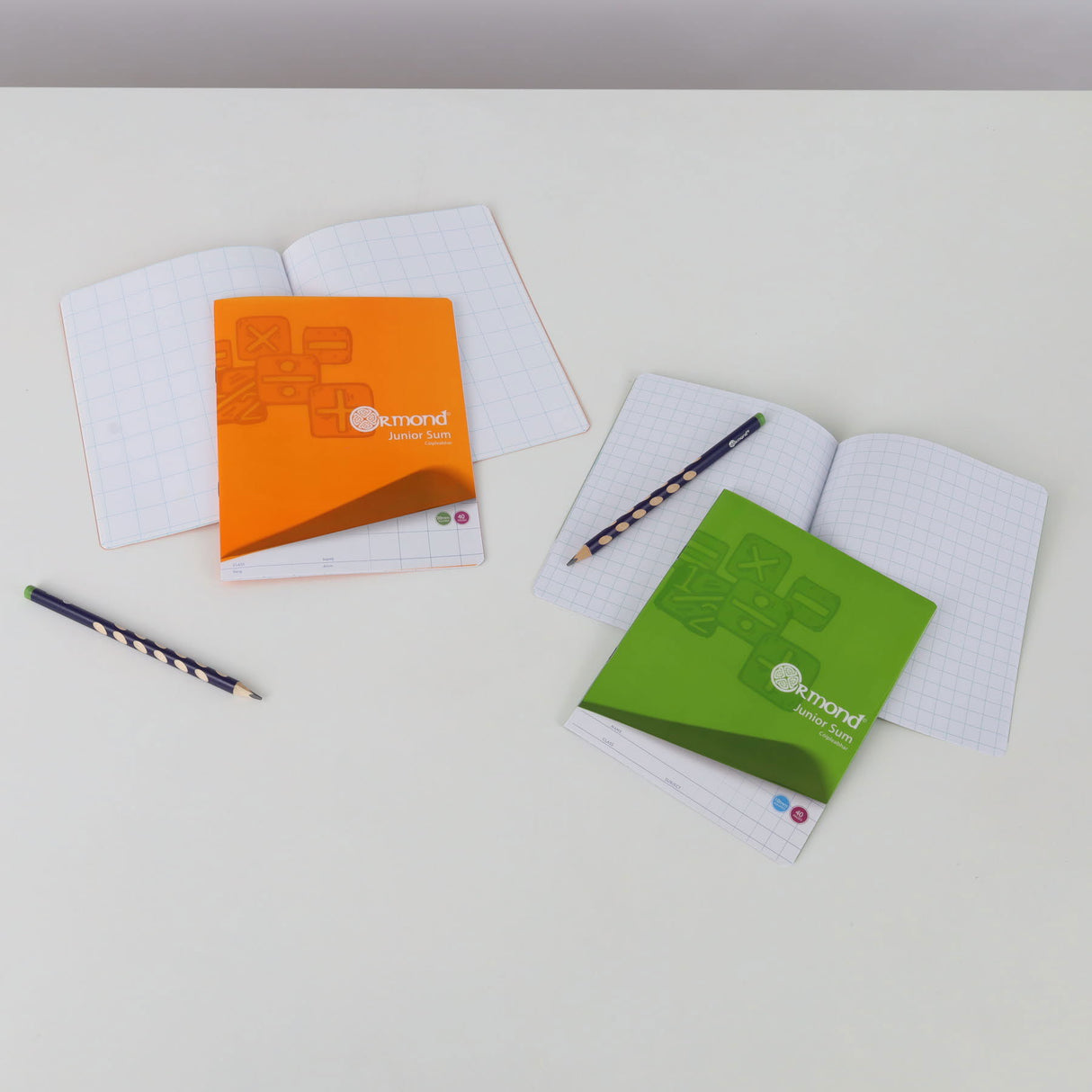 Ormond 40 Page 10mm Square Durable Cover Junior Sum Copy