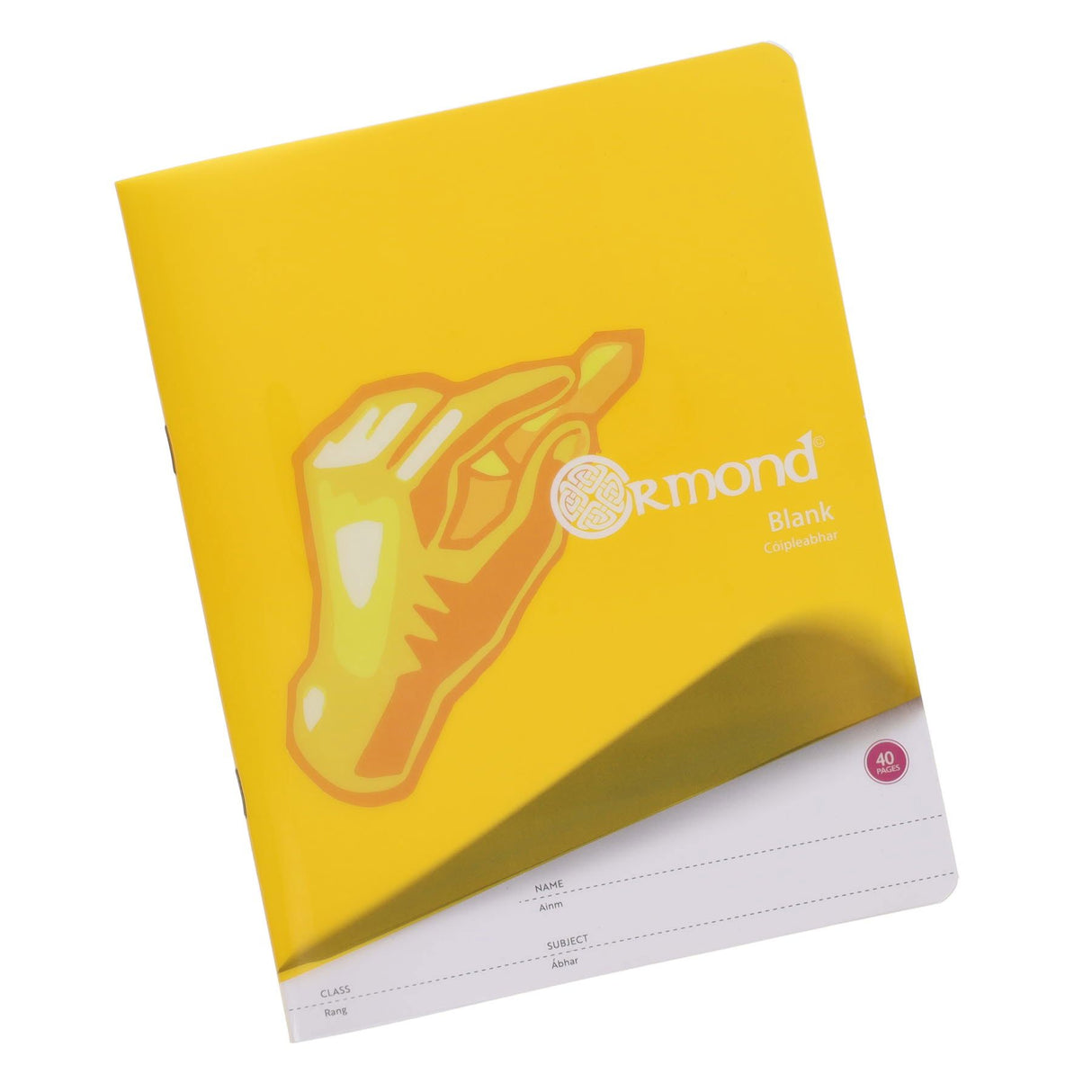 Ormond - Blank Copy Book - Durable Cover - 40 Page by Ormond on Schoolbooks.ie