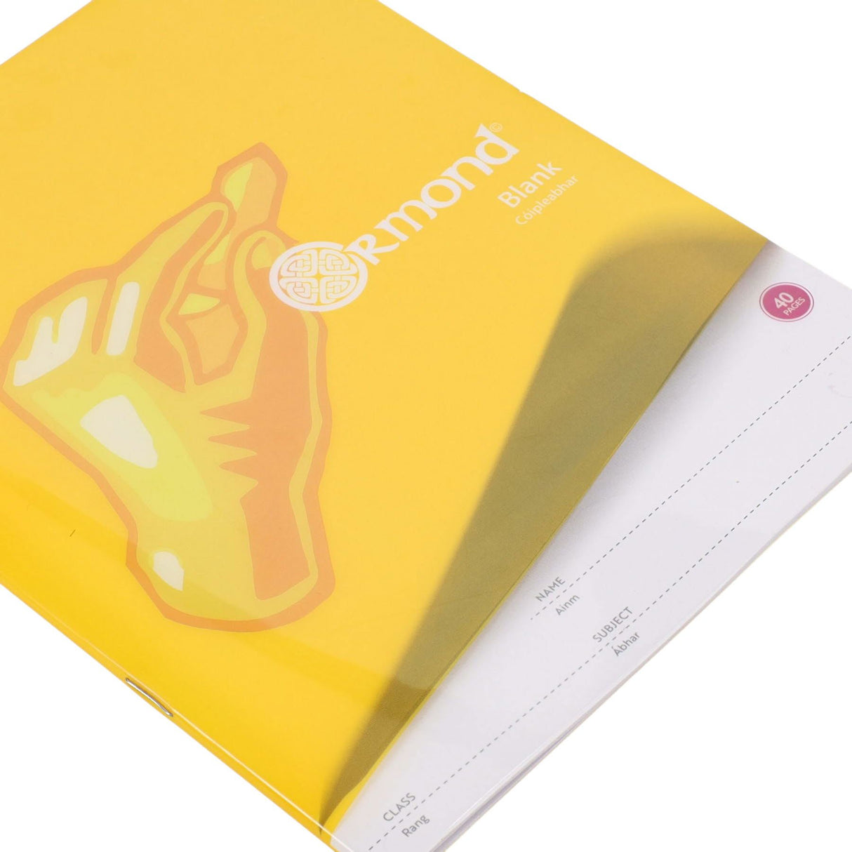 Ormond - Blank Copy Book - Durable Cover - 40 Page by Ormond on Schoolbooks.ie
