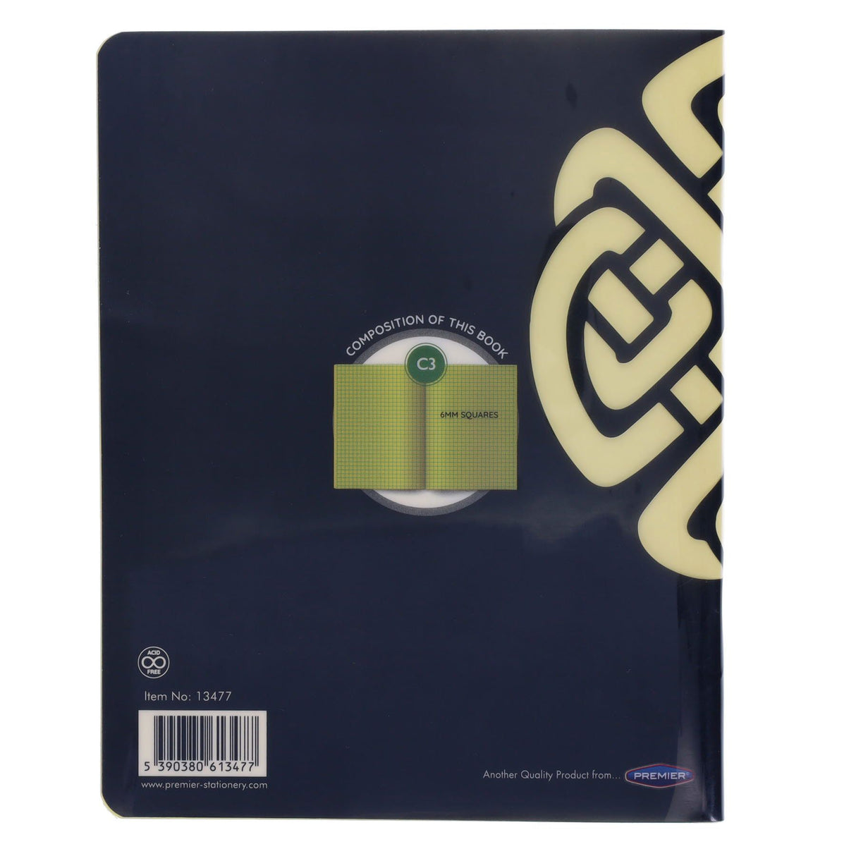 Ormond C3 88 Page Durable Cover - Visual Memory Aid - Sum Copy Book - Yellow by Ormond on Schoolbooks.ie