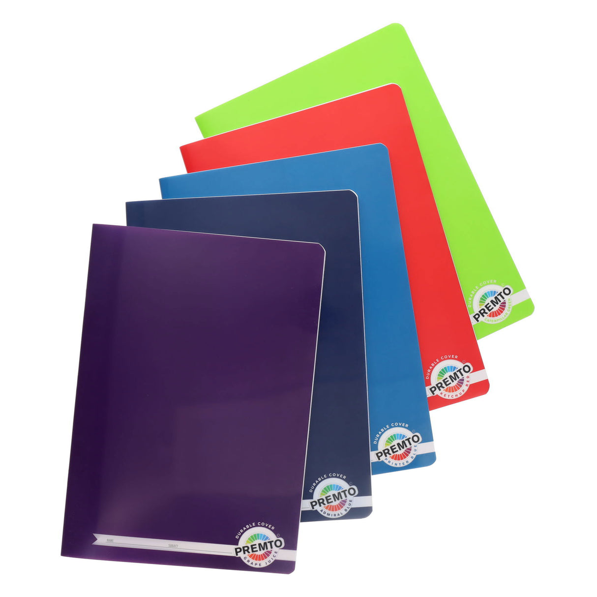 ■ Premto - Durable Cover Manuscript Book - A4 - 120 Page - Pack of 5 by Premto on Schoolbooks.ie