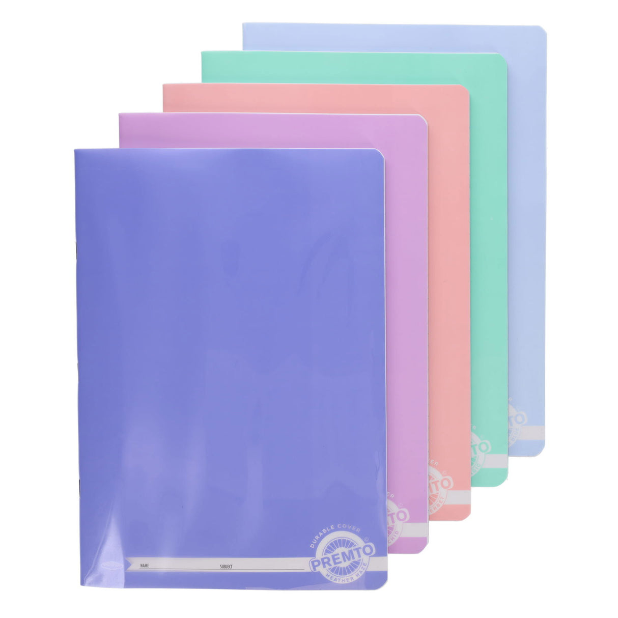 Premto - Manuscript Book - Durable Cover - A4 - 120 page - Pack of 5 by Premto on Schoolbooks.ie