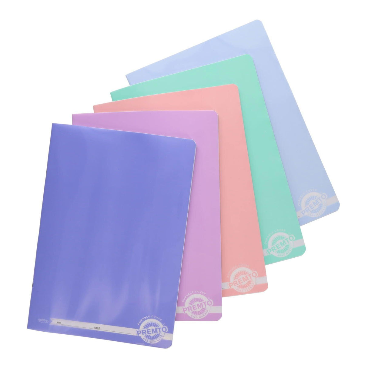 Premto - Manuscript Book - Durable Cover - A4 - 120 page - Pack of 5 by Premto on Schoolbooks.ie
