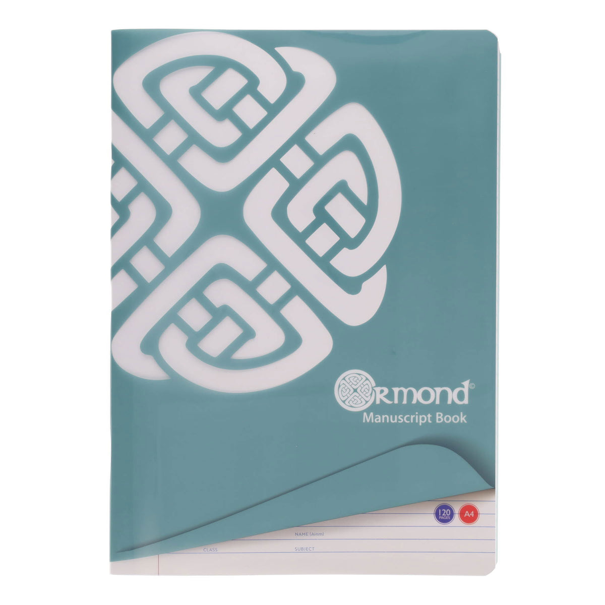 Ormond - Manuscript Book - Durable Cover - A4 - 120 page - Pack of 5 - Asst