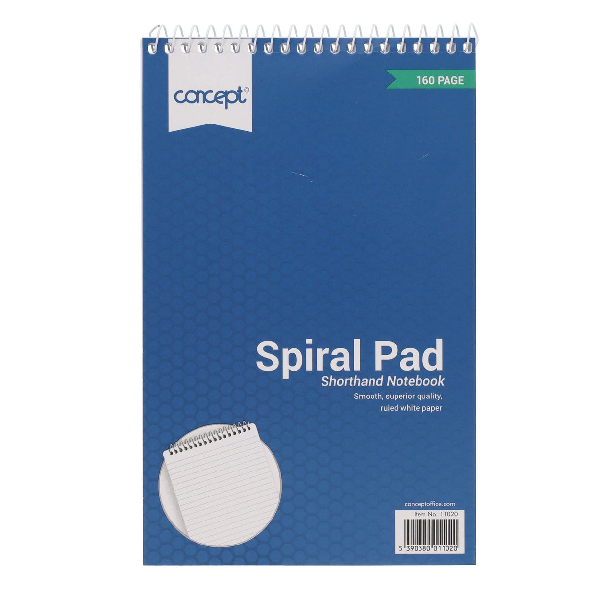Concept - Shorthand Notebook - Spiral Pad - 160 Page by Concept on Schoolbooks.ie