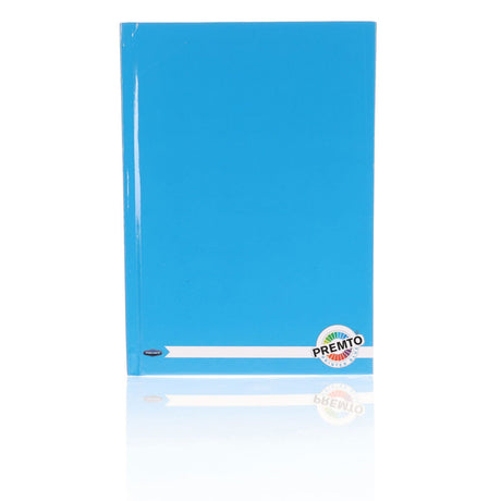 Premto - A5 160 Page Hardcover Notebook - Printer Blue by Premto on Schoolbooks.ie