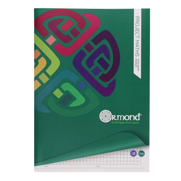 A4 120 Page 5mm Square Project Maths - Softback Copy by Student Solutions on Schoolbooks.ie