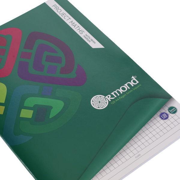 A4 120 Page 5mm Square Project Maths - Softback Copy by Student Solutions on Schoolbooks.ie
