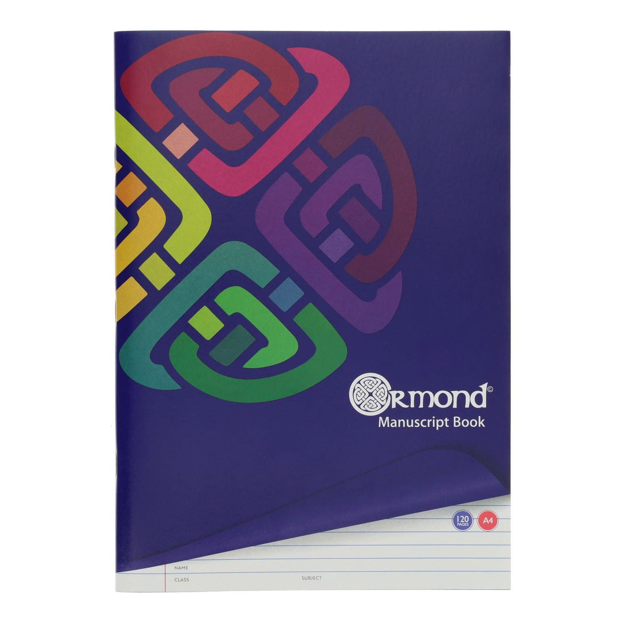 Ormond - A4 120pg Soft Cover Manuscript Book by Ormond on Schoolbooks.ie