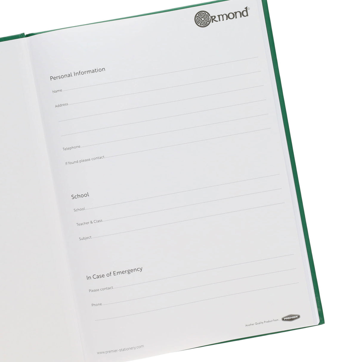 Ormond - Project Maths Book - Hardback - 5mm Square - A4 - 128 Page by Ormond on Schoolbooks.ie