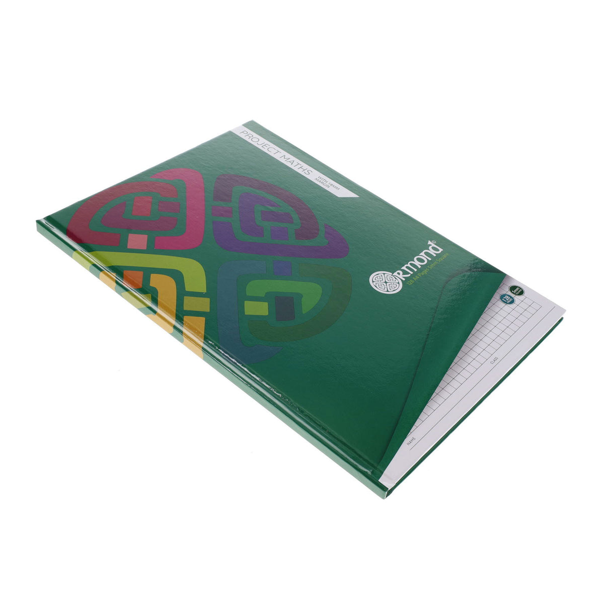 Ormond - Project Maths Book - Hardback - 5mm Square - A4 - 128 Page by Ormond on Schoolbooks.ie