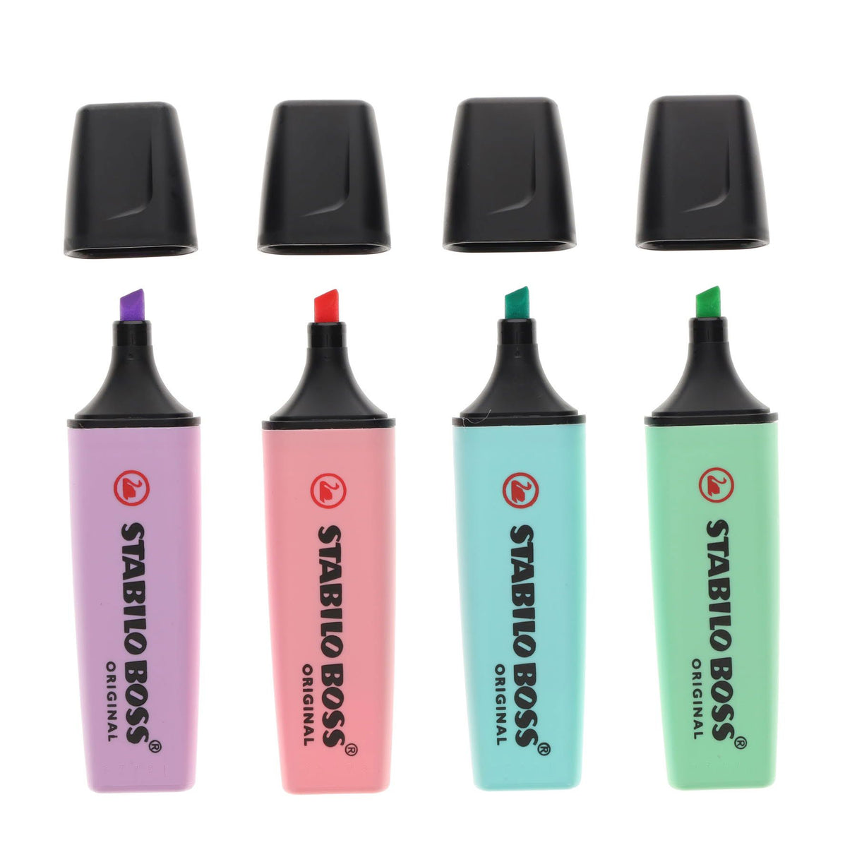 ■ Stabilo - Boss Original - Highlighters - Assorted Colours - Pastel - Pack of 4 by Stabilo on Schoolbooks.ie